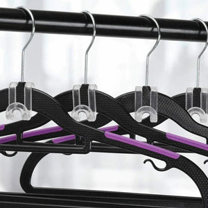 Crochets de connexion transparents pour cintre