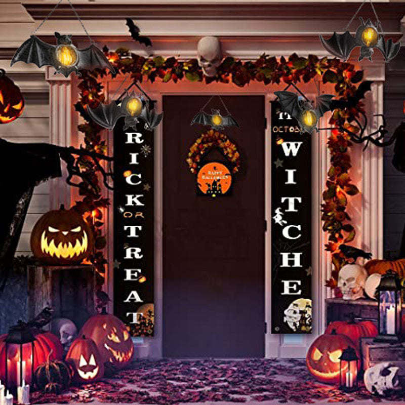 Lanterne LED chauve-souris d'Halloween