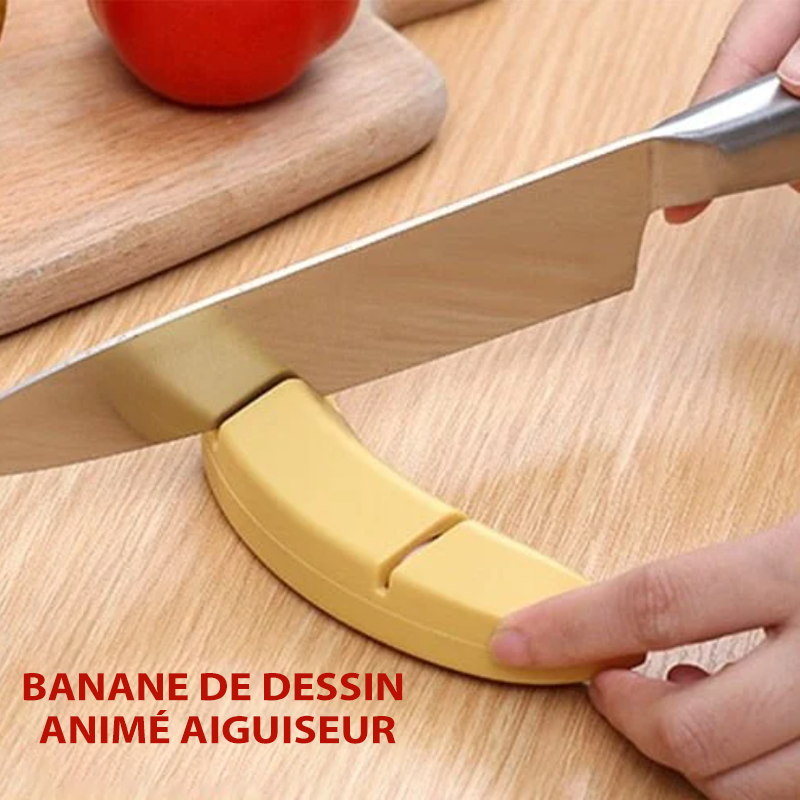 Aiguiseur de couteaux banane