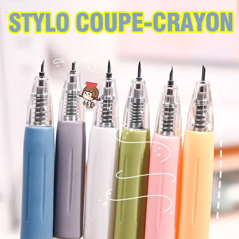 Morandi Dessin Animé Motif Étudiant Couteau Stylo