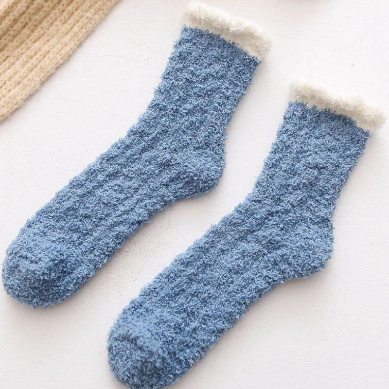 Chaussettes chaudes en laine d'agneau