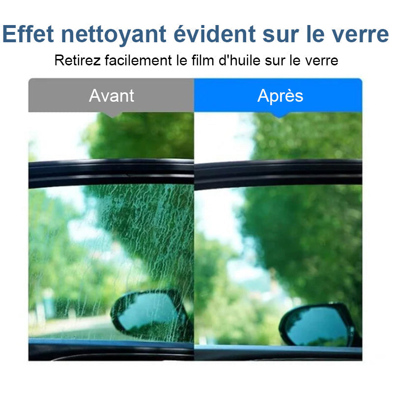 Dissolvant de film d'huile de verre