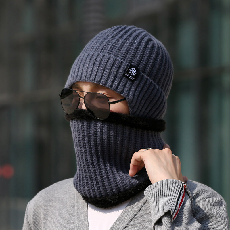 Ensemble de bonnets d'hiver et d'écharpes Bonnet chaud en tricot