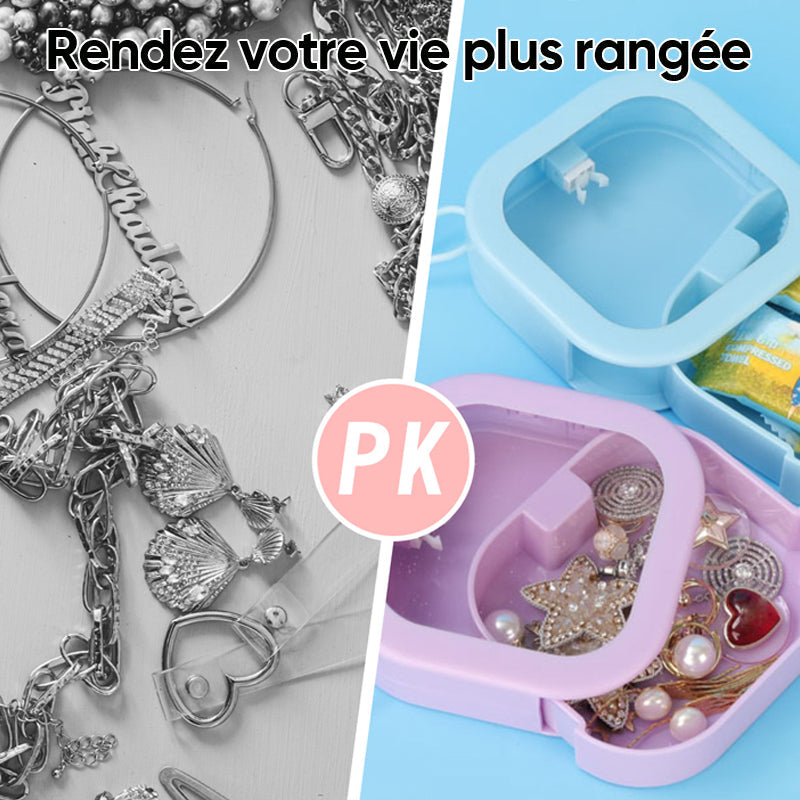 Organisateur de rangement d'accessoires pour cheveux de filles pour le voyage