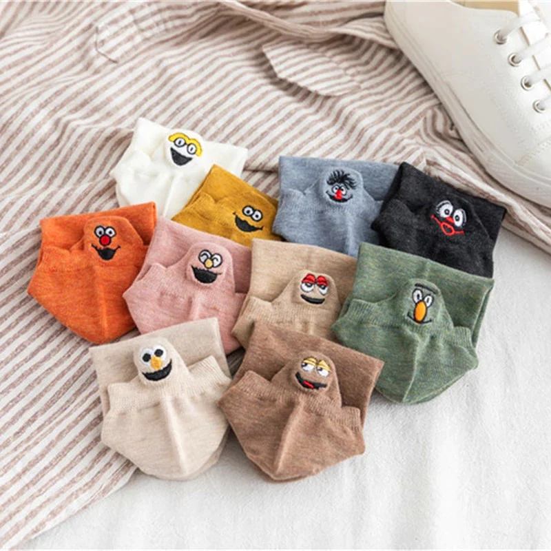 Smiley drôle Chaussettes (10 paires)