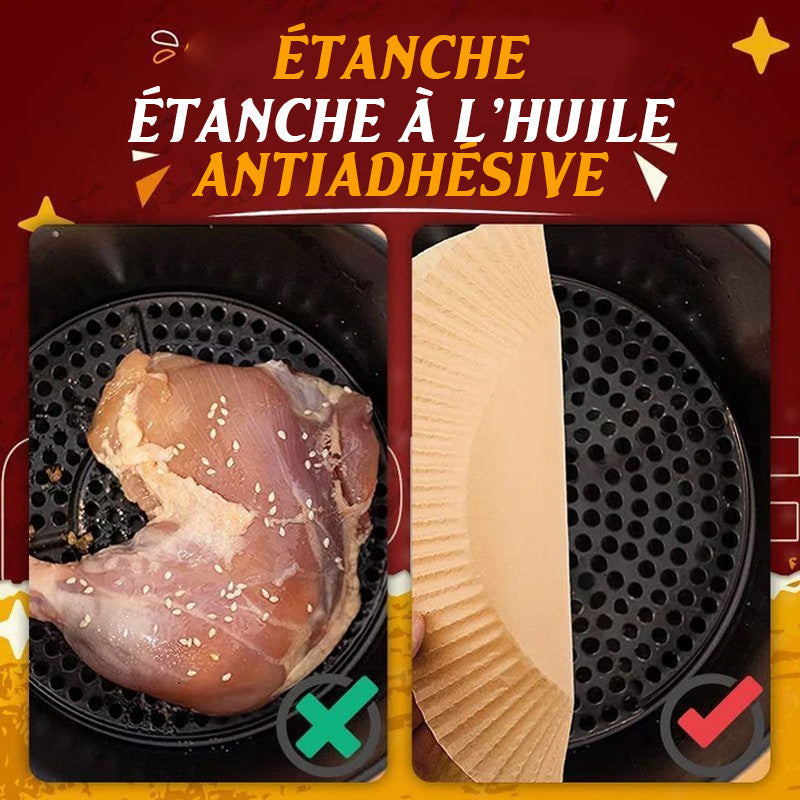 Doublure en papier jetable pour friteuse à air (100 PCS)