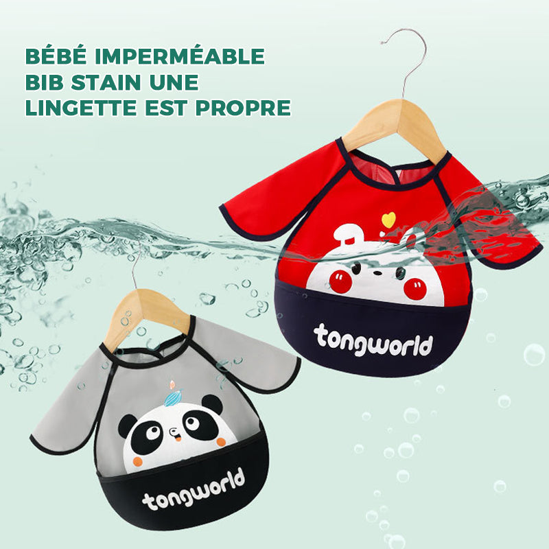 Bavoir à manches bébé