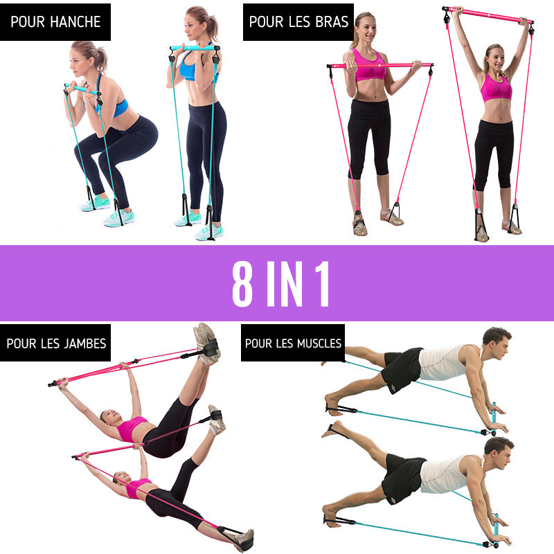 Kit de Barre de Pilates Portable