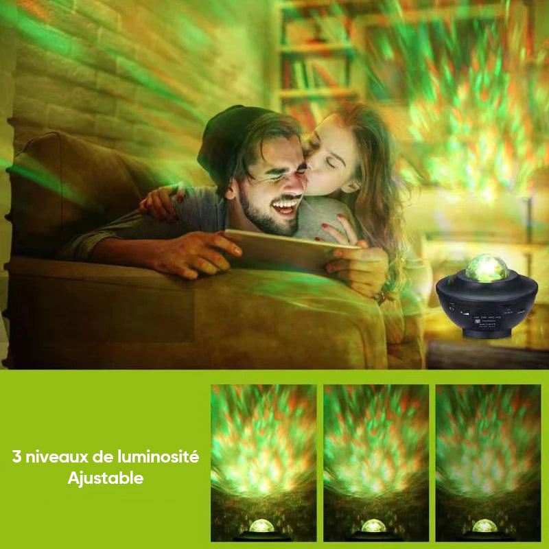 Lumière d'étoile de projection