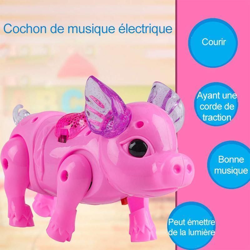 Électrique Jouet Cochon avec Lumière Musique