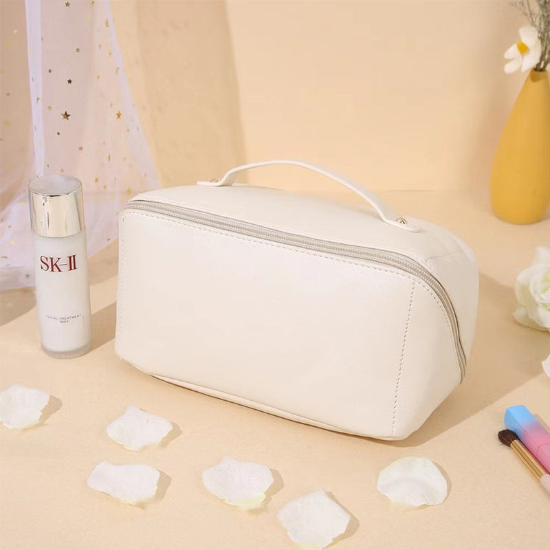 Sac De Cosmétiques De Voyage Portable En PU