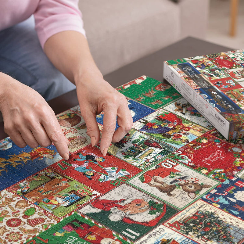 Calendrier de l'Avent de Noël Puzzle 1000pcs(livraison gratuite maintenant)