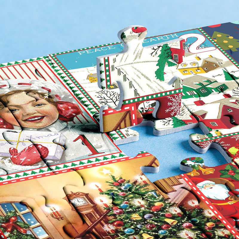 Calendrier de l'Avent de Noël Puzzle 1000pcs(livraison gratuite maintenant)