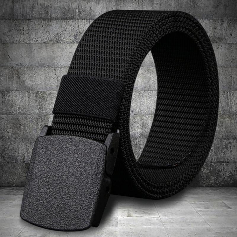 Ceinture en nylon à boucle non magnétique non métallique