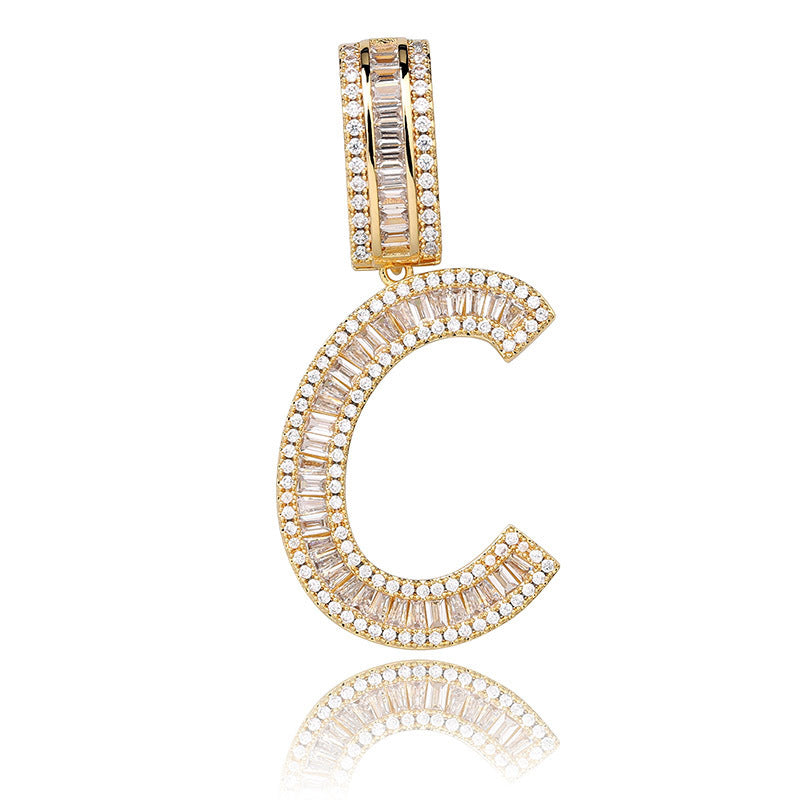 Collier Zircon Alphabétique