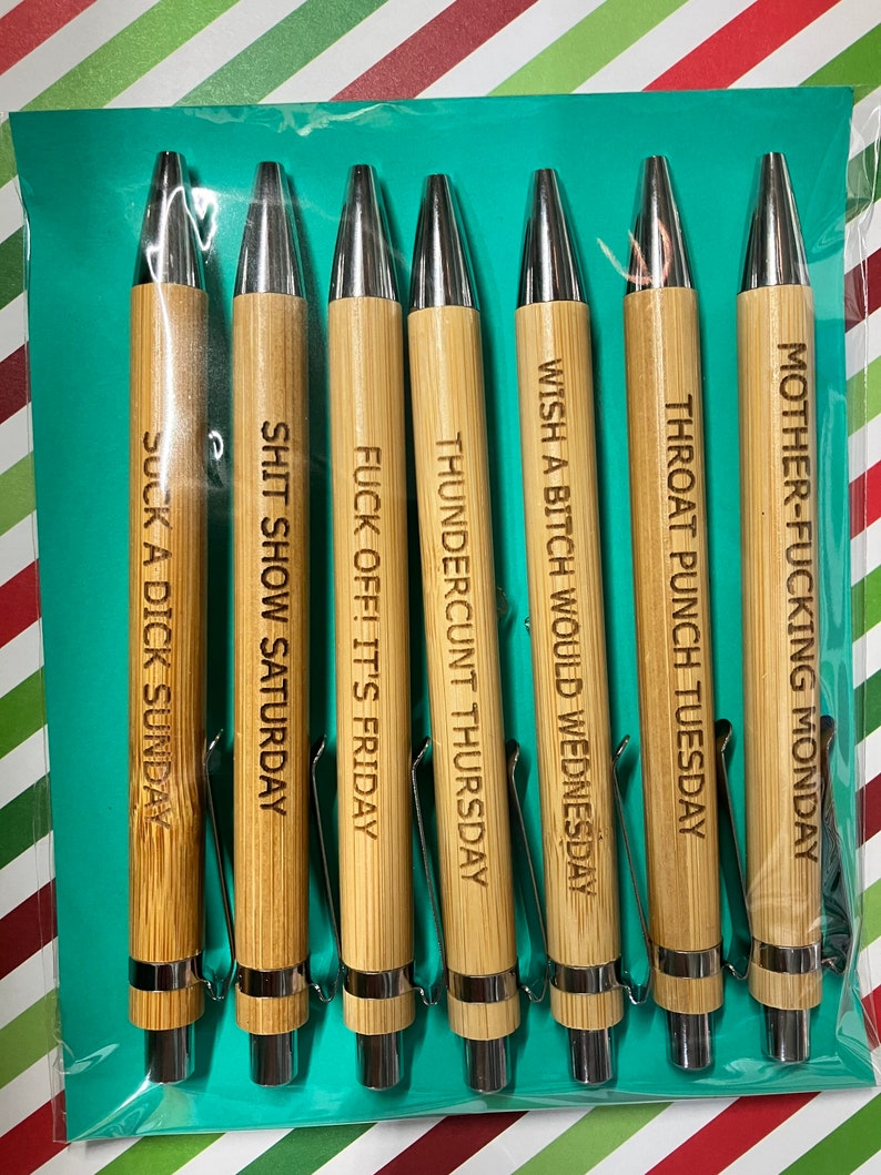 Ensemble de stylos amusants (7 pièces)