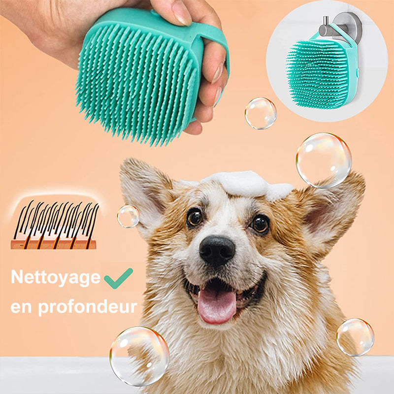 Brosse de Massage Pour Bain Pour Animaux de Compagnie