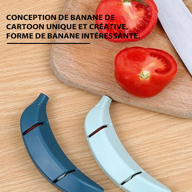 Aiguiseur de couteaux banane