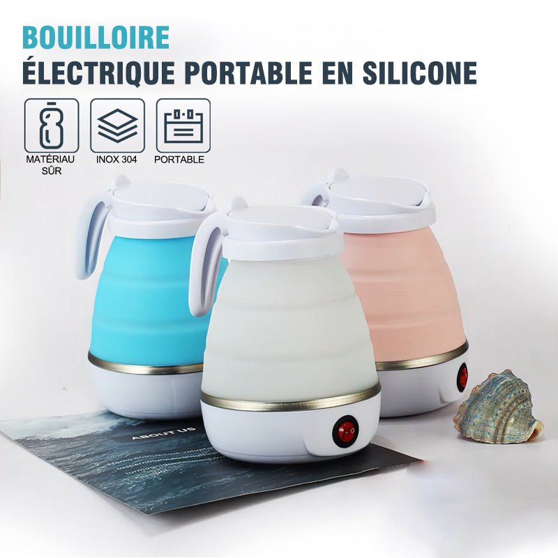 Pichet de gel de silice de voyage portable avec prise universelle