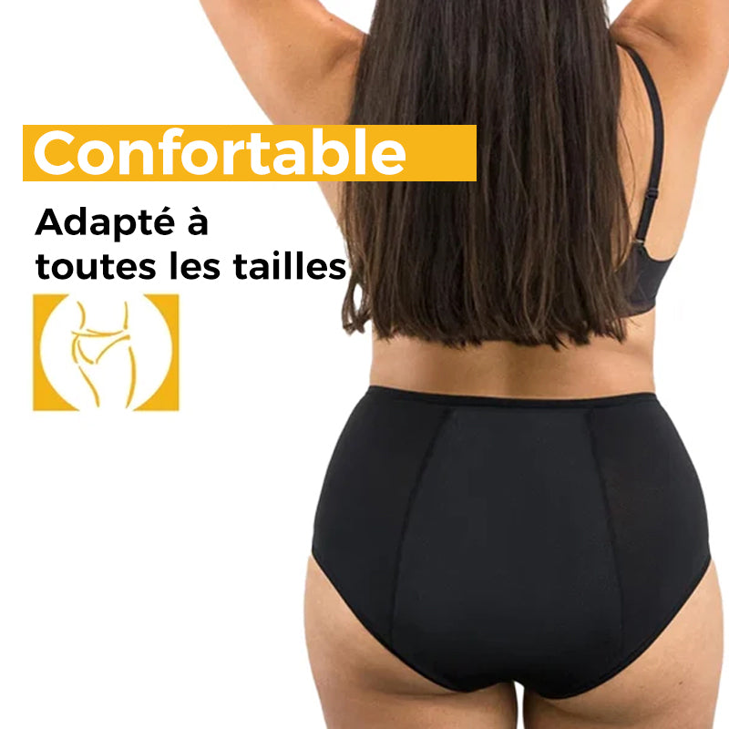 Culotte taille haute anti-fuite