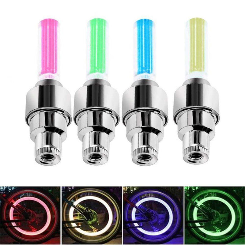 Bouchons de valve LED Premium pour roues (2 pièces)