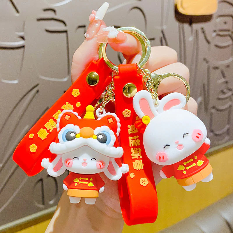 Porte-clés de lapin mignon