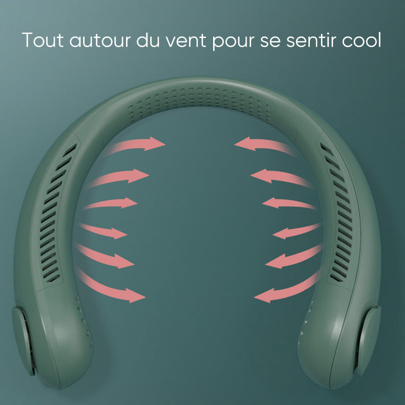 Ventilateur tour de cou portable
