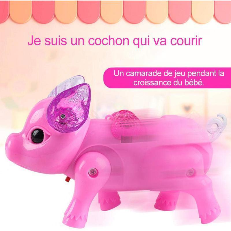 Électrique Jouet Cochon avec Lumière Musique