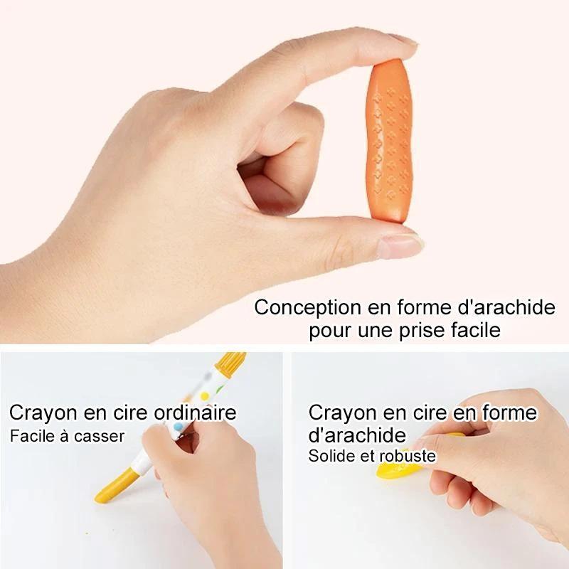 Crayon de Cire Lavable pour Enfants (12/24/36 couleurs)