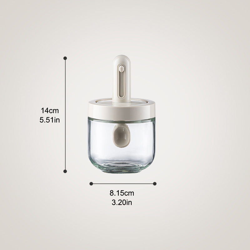 Bouteille d'assaisonnement à cuillère rétractable