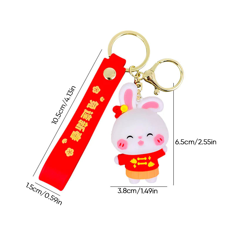 Porte-clés de lapin mignon