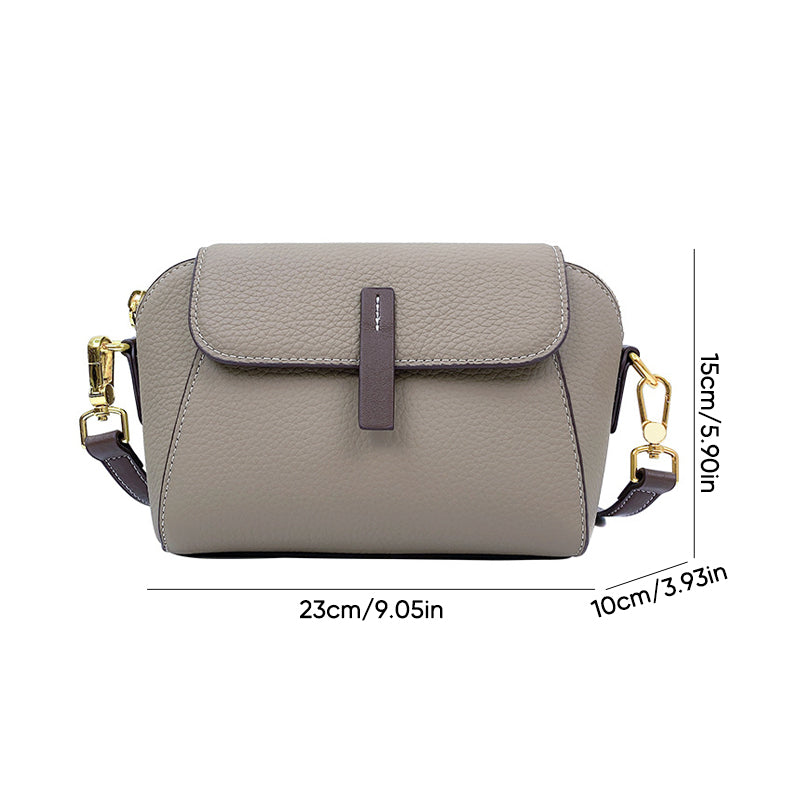 Sac à bandoulière en cuir souple de luxe léger