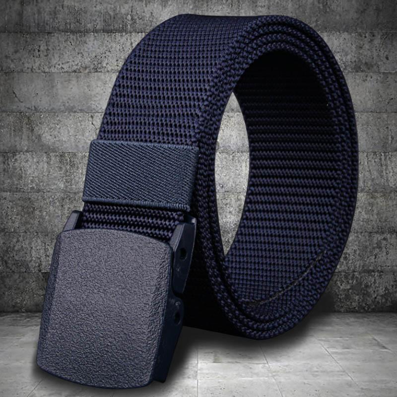 Ceinture en nylon à boucle non magnétique non métallique