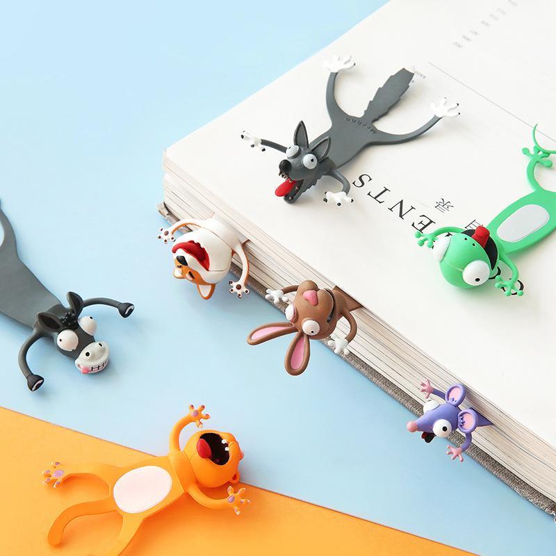 Marque-pages animaux 3D