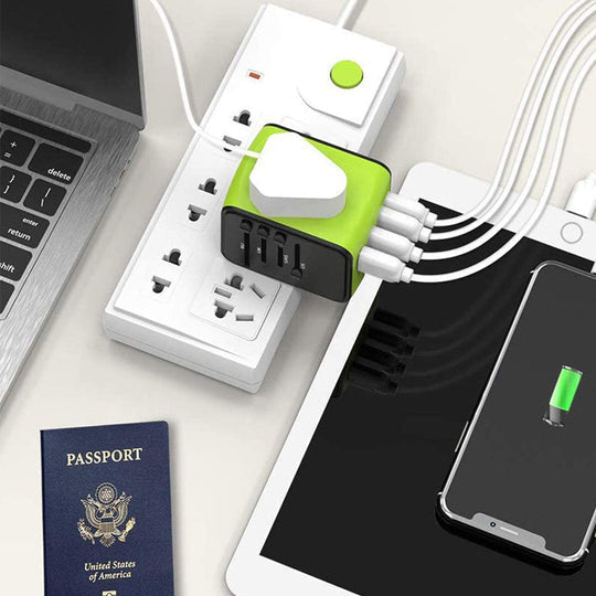 Adaptateur secteur de voyage universel tout-en-un