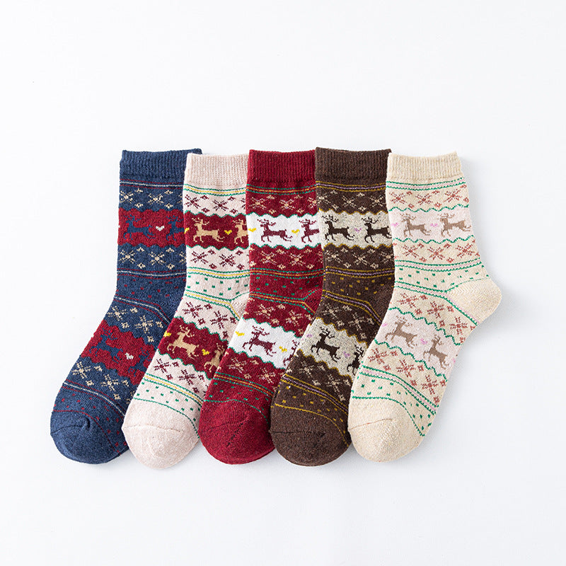 🎁5 paires de chaussettes de Noël