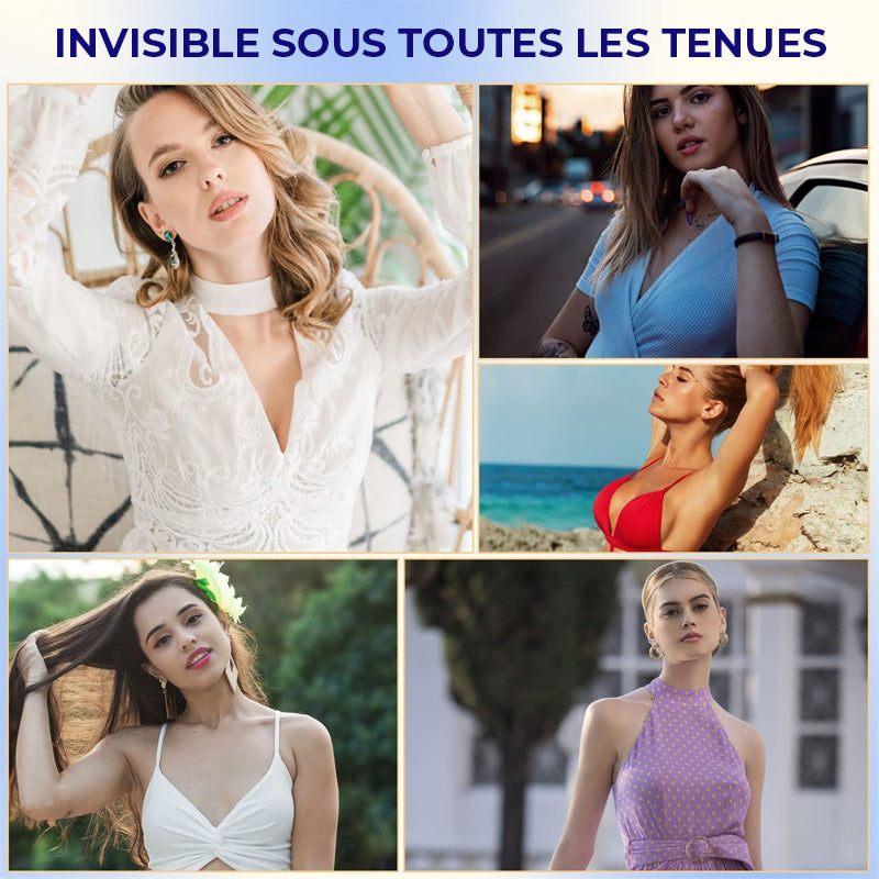 Coussinets de soutien-gorge autocollants