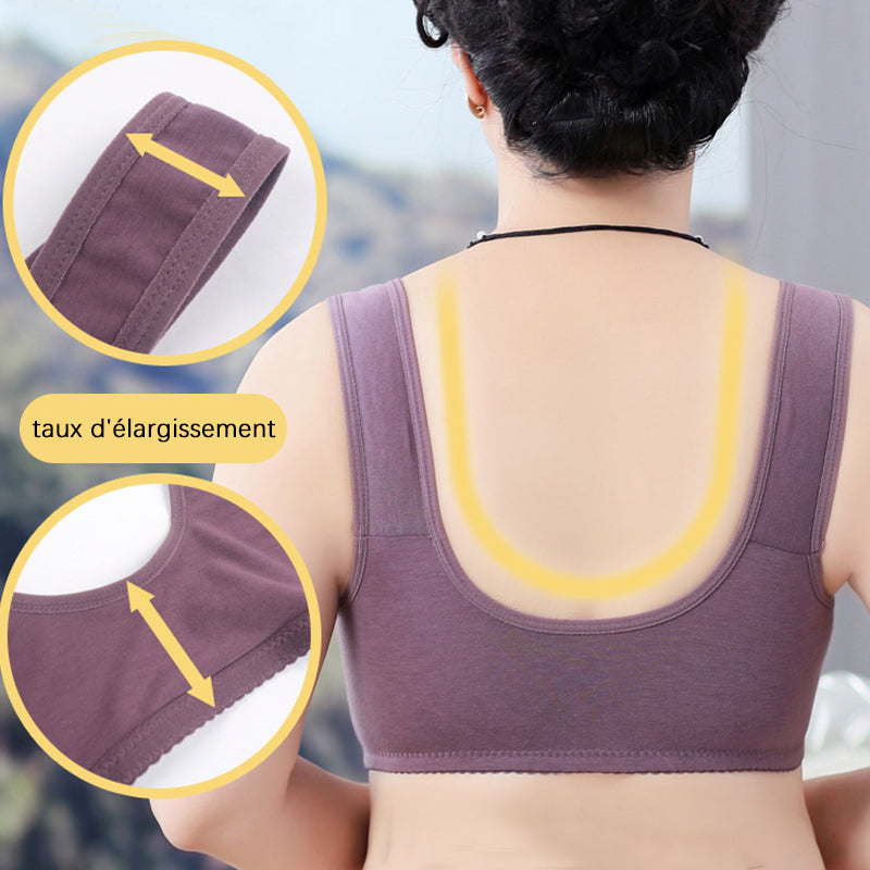 Soutien-gorge pratique à boutons sur le devant