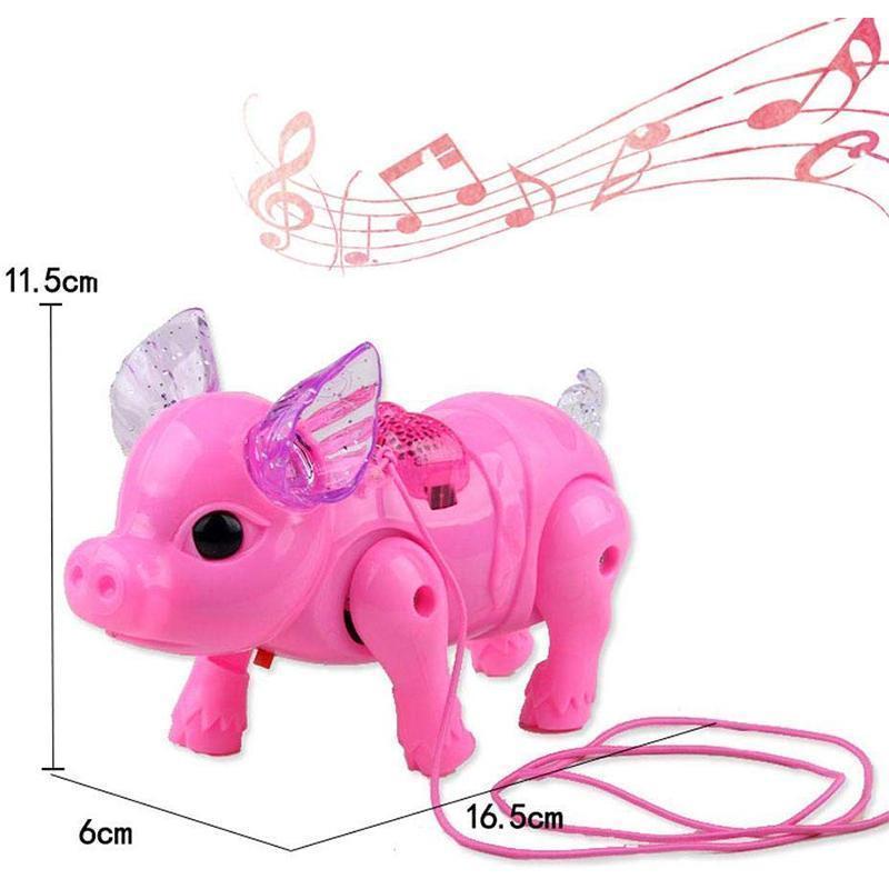 Électrique Jouet Cochon avec Lumière Musique