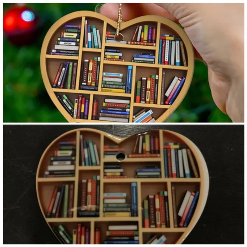 Jolie décoration d'étagère en forme de cœur