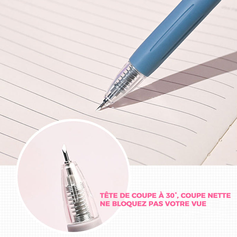 Morandi Dessin Animé Motif Étudiant Couteau Stylo