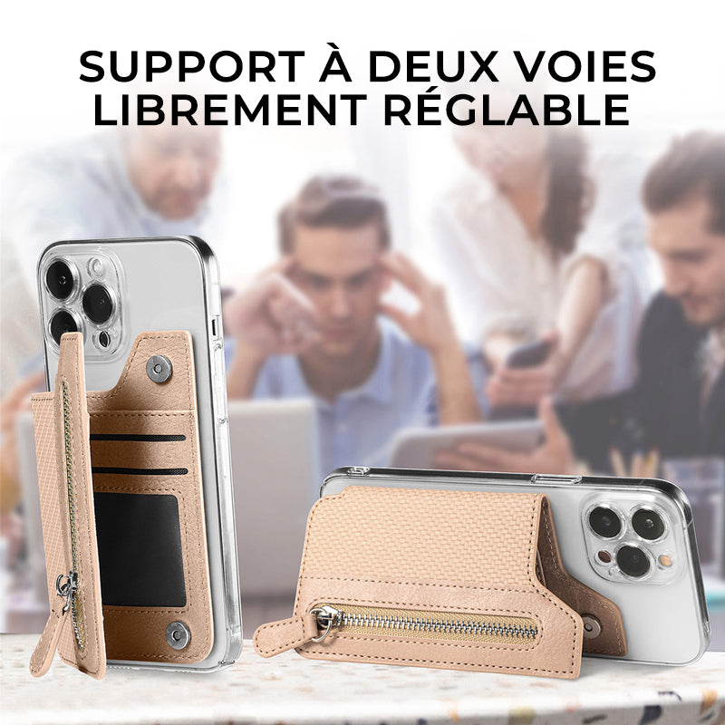 Pré-vente>> Porte-cartes adhésif multifonctionnel pour portefeuille de téléphone