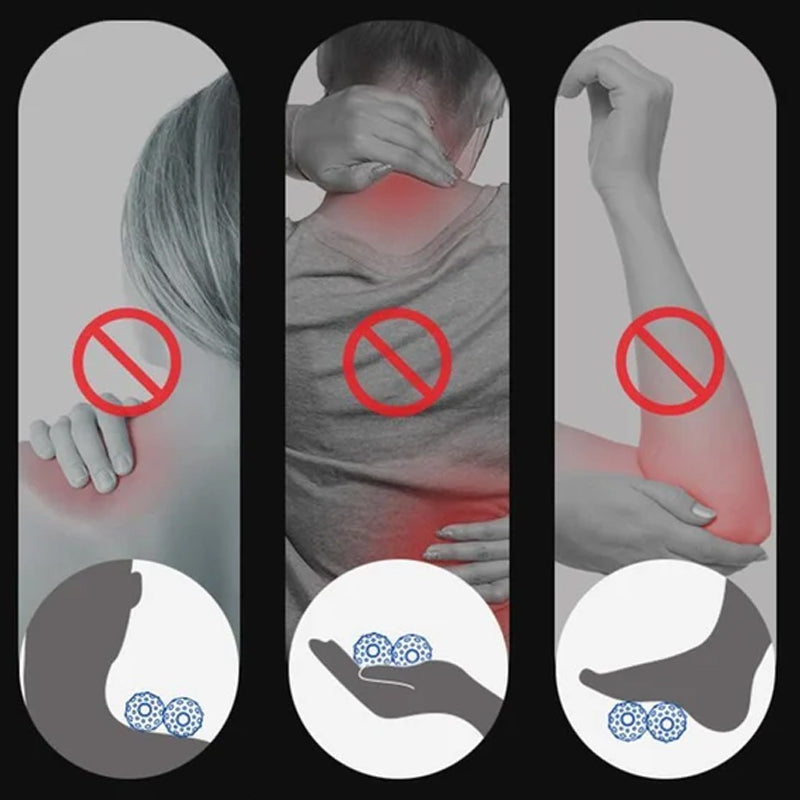 Jouet de balle de massage à rotation des doigts (3 ensembles)