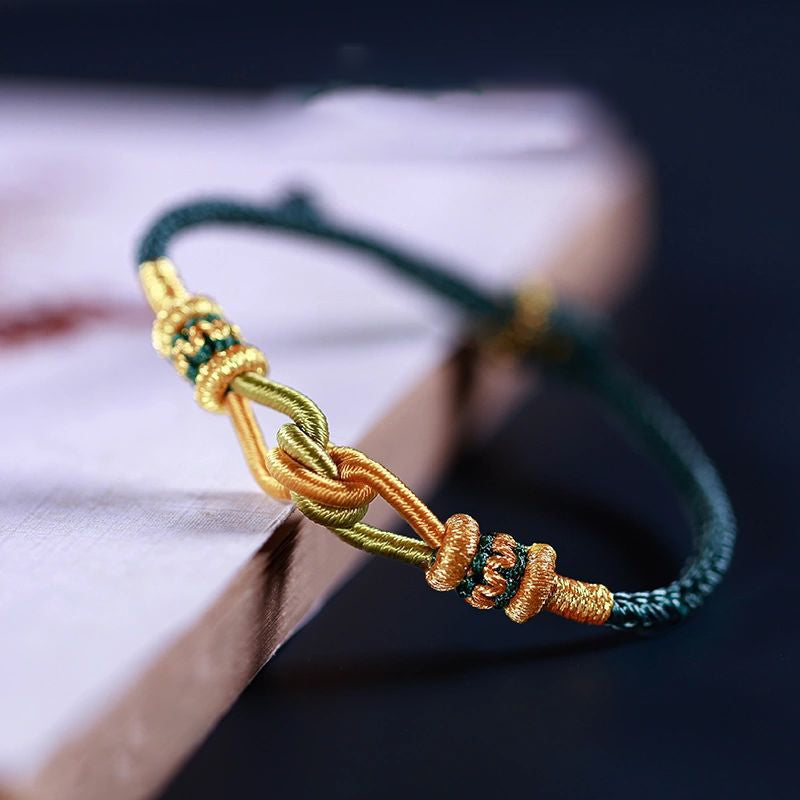Un lien qui ne peut jamais être défait Bracelet Double Noeuds