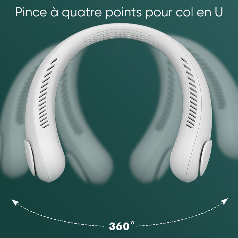 Ventilateur tour de cou portable