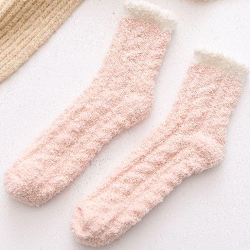 Chaussettes chaudes en laine d'agneau