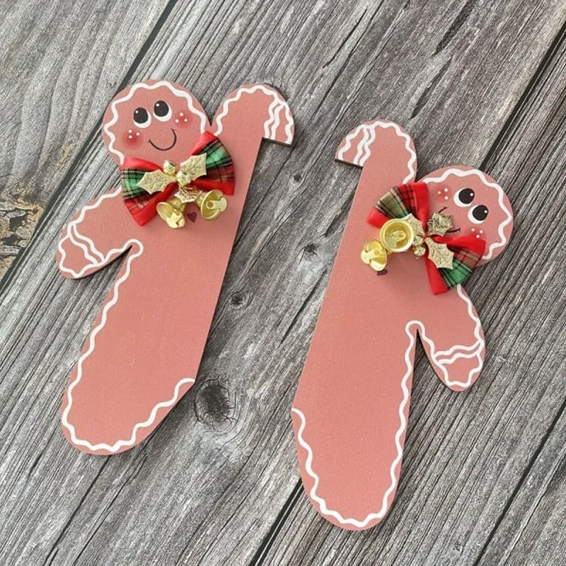 Décoration de cadre de porte bonhomme en pain d'épices