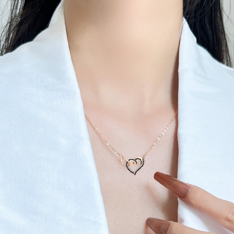 Collier Diamant Noir