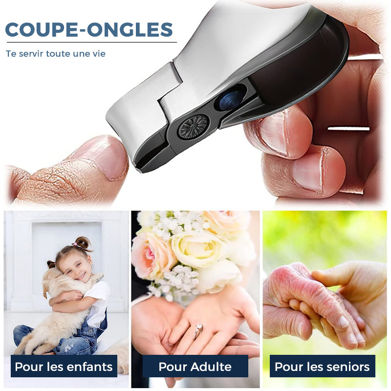 Coupe-ongles à grande ouverture