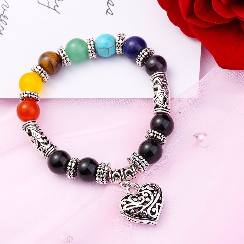 Bracelet Cristal Sept Couleurs